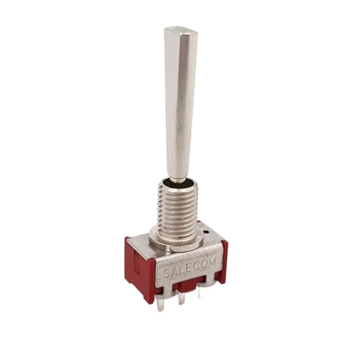 T70-T Serie Flache Griff 3Pin SPDT Gerade PCB Montieren Mini Kippschalter for Fernbedienung 1Pcs(T7014-U2 ON-OFF-ON) von UJHANXAT