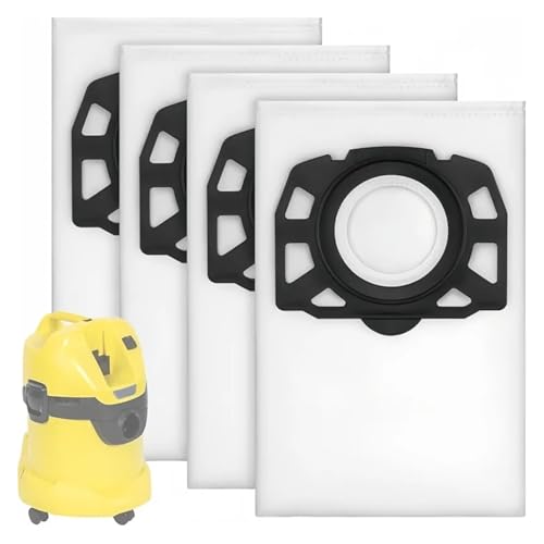 Staubsauger-Staubbeutel. Kompatibel Mit Karcher 2.863-314.0, WD2 Plus KFI 357 KA 40 WD3 SE4002. Roboter-Ersatzzubehör-Staubbeutel(4pcs) von UJHfgnKsaE