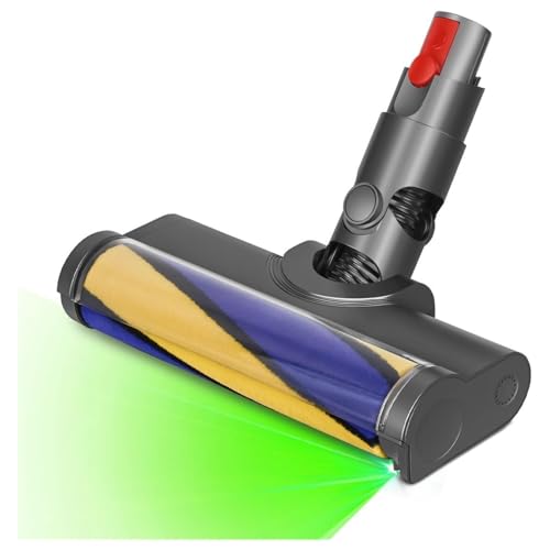 UJHfgnKsaE LED-grünes Licht, Weicher Roller-Reinigungskopf. Kompatibel Mit Dyson V12 Detect Slim. Staubsaugerzubehör von UJHfgnKsaE