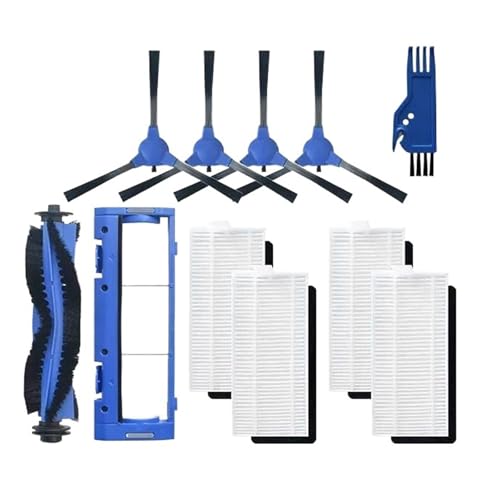 Roboter-Staubsauger Ersatzteile Haupt-/Seitenbürste Zubehör, Kompatibel for Cecotec, Kompatibel for Conga, 1090 1790 Titanium Ultra(1set) von UJMWBHFY