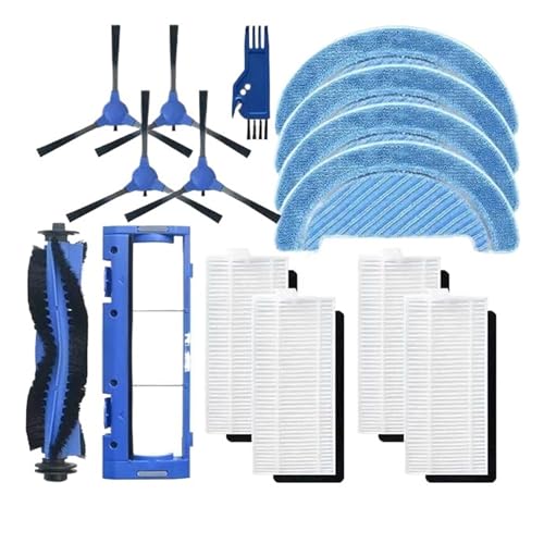 Roboter-Staubsauger Ersatzteile Haupt-/Seitenbürste Zubehör, Kompatibel for Cecotec, Kompatibel for Conga, 1090 1790 Titanium Ultra(1set.) von UJMWBHFY