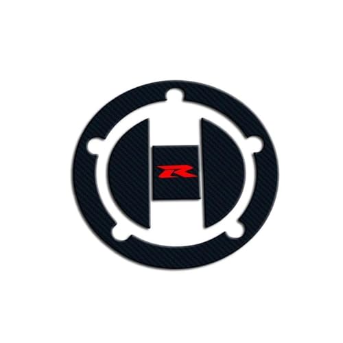 UJNHEQ Carbon Tankdeckel Aufkleber Gabel Gabelbrücke Obere Klemme Aufkleber Für Suzuki GSXR GSX-R 600 750 1000 K3 K4 K5 K6 K7 K8 K9 L17(Style 16) von UJNHEQ