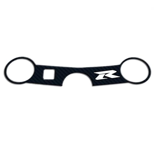 UJNHEQ Carbon Tankdeckel Aufkleber Gabel Gabelbrücke Obere Klemme Aufkleber Für Suzuki GSXR GSX-R 600 750 1000 K3 K4 K5 K6 K7 K8 K9 L17(Style 6) von UJNHEQ