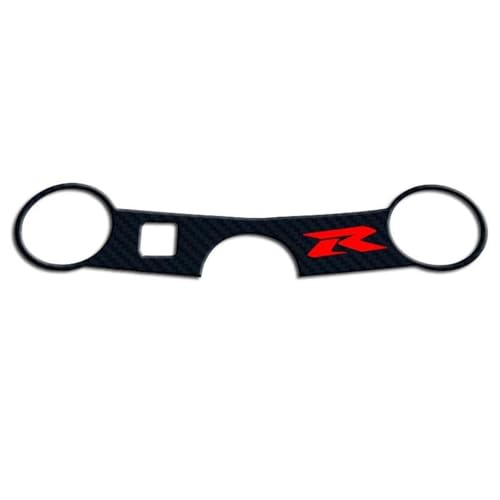 UJNHEQ Carbon Tankdeckel Aufkleber Gabel Gabelbrücke Obere Klemme Aufkleber Für Suzuki GSXR GSX-R 600 750 1000 K3 K4 K5 K6 K7 K8 K9 L17(Style 8) von UJNHEQ