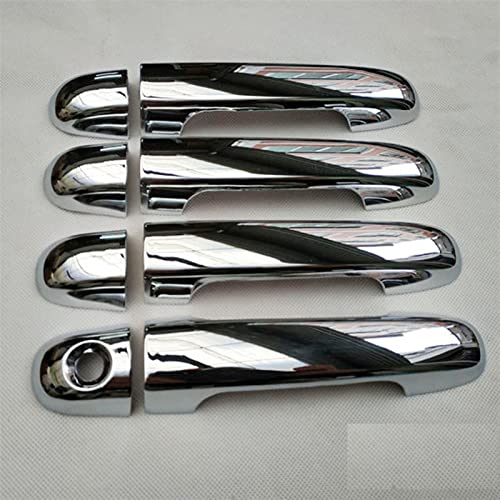 UJNHEQ Formzubehör Autoverkleidung Aufkleber Styling Zubehör Für Hyundai I30 2007-2012 Chrom Seitentürgriffabdeckung(1) von UJNHEQ