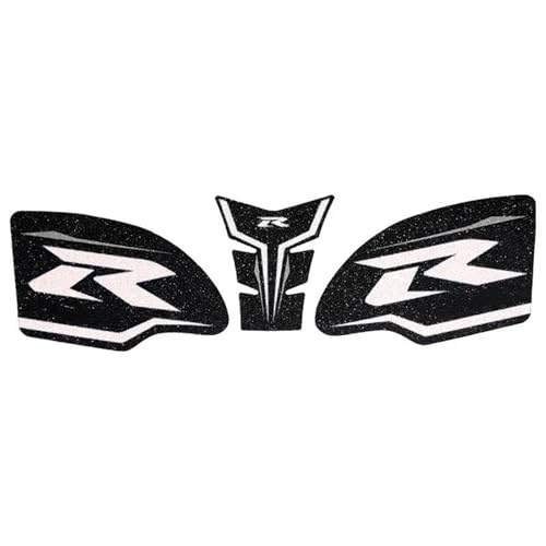 UJNHEQ Motorradaufkleber Anti-Rutsch-Tankpads Knieschoner Zubehör Passend Für Suzuki GSXR1000R GSX R1000R(Style 5) von UJNHEQ