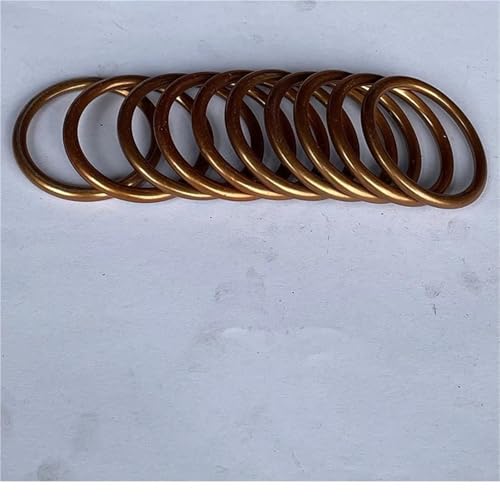 UJSSET Zubehör 45X37X4 Auspuffdichtung Für GT650 Nighthawk 700 750 CB700S CB750 Rincon 650 680 TRX650F TRX680F Shadow ACE 750 VT750C von UJSSET