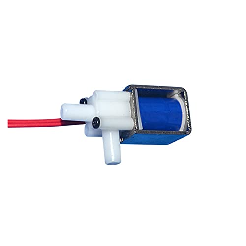 Ventil DC 3,7 V 6 V 12 V Mikro-2-Positionen-2-Wege-Magnetventil, normalerweise geschlossen, DC-Ventil, Vakuum, Mini-Elektromagnetventil, N/C-Luftschalter (Size : 12V) von UJTVGCLX