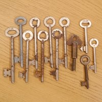 12 Vintage Schlüssel Aus Metalllegierung || Verschiedene Größen von UKAmobile