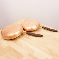 2 Pfannen Set || Vintage Kupfer Und Messing Zweier 2 Pfannen Set || Vintage Kupfer Und Messing Zweier von UKAmobile