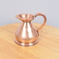 Antike Kupfer Krug/Vase || Vintage Messdose 1 Gill von UKAmobile
