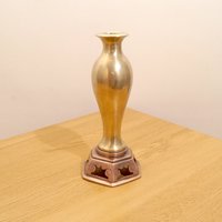 Antike Schwere Vase || Massiver Messingkorpus Und Kupferbasis von UKAmobile