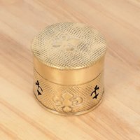 Box/Behälter Aromabox Räuchergefäß || Vintage Messing Massiv Runde Form Lilie von UKAmobile