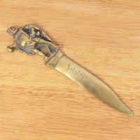 Kuvertmesser/Brieföffner || Antikes Massiv Messing Messer Sir John Falstaff Fiktive Figur Von William Shakespeare Kuvertmesser/Brieföffner || Antikes Massiv Messing Messer Sir John Falstaff Fiktive Figur Von William Shakespeare von UKAmobile