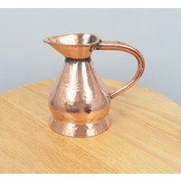 Handgemachter Krug/Vase || Vintage Kupfer Handgemachte Aus Griff von UKAmobile