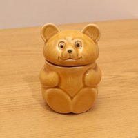 Keramik Honigtopf/Dose/Kanister || Gelber/Hellbrauner Bär Einmachglas Keramik Honigtopf/Dose/Kanister || Gelber/Hellbrauner Bär Einmachglas von UKAmobile