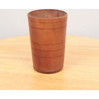 Leder Glas/Vintage Handgemachtes || Hergestellt in Frankreich von UKAmobile