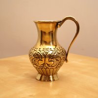 Messing Und Kupfer Krug/Vintage Vase von UKAmobile