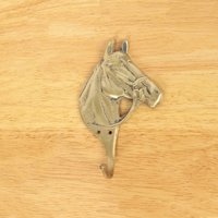 Rack/Haken Halter Wanddekor || Vintage Messing Massiv Pferdekopf Design Kleiderständer Mit Pferd von UKAmobile