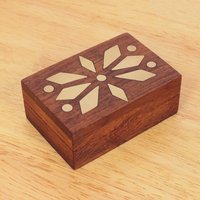 Schachtel Mit Schlichtem Design Und Messingornamenten || Holz Messing Box von UKAmobile