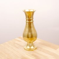 Sehr Schwere Vase || Vintage Aus Massivem Messing Schlichtes Design Elegante von UKAmobile