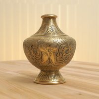 Vase || Blumenmuster Vintage Messing Massiv Handgemachte Gravuren Vase || Blumenmuster Vintage Messing Massiv Handgemachte Gravuren von UKAmobile