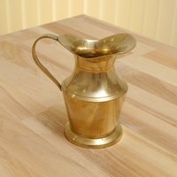 Vintage Messing Vase/Krug Becher || Schlichtes Design von UKAmobile