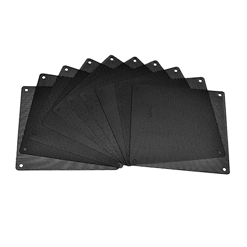 UKCOCO PVC Pc Kühler Lüfter Abdeckung 15 Stücke Schwarz Mesh Tasche Fan Grill Computer Mesh Zubehör von UKCOCO