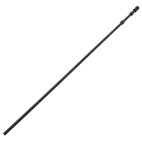 UKCOCO 1 Satz Fahnenmast Aus Edelstahl Fahnenmasten Robuster Fahnenmast Gartenfahnenmast Im Freien Rostfreie Fahnenstange Stange Aus Rostfreiem Rostfreier Schwarz von UKCOCO