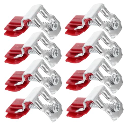 UKCOCO 8 Stücke Spülbecken Befestigungsklammern für Küchenspülen Einstellbare Montageclips No Drill Installation Stabile Halterung Sicherer Halt für Ablaufwanne von UKCOCO
