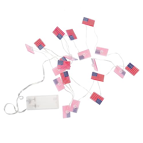 UKCOCO 1satz Amerikanischen Flaggen- -lichterketten Für Unabhängigkeitstag Dekorative String Lights Ohne Batterien Für Partys Und Festlichkeiten Kreative Und Sichere Raumdekoration UKCOCO 1satz Amerikanischen Flaggen- -lichterketten Für Unabhängigkeitstag Dekorative String Lights Ohne Batterien Für Partys Und Festlichkeiten Kreative Und Sichere Raumdekoration von UKCOCO