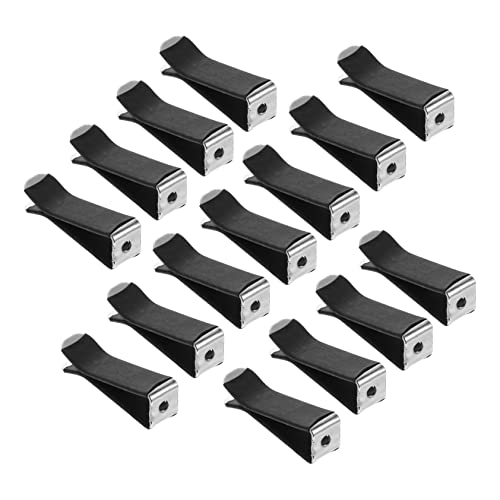 UKCOCO 1 Satz Luftauslassclip Auto Auto-diffusor-entlüftungsclip Lüftungsclips Für Auto Lüftungsclip Für Auto-klimaanlage Auto Lüftungsschelle Ferromangan Schwarz 30 Stück von UKCOCO
