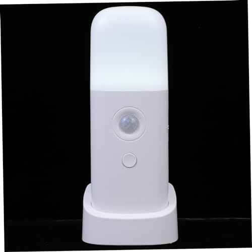 UKCOCO 1 Satz Nachtlicht Nachttischlampe Toilettenlicht Wiederaufladbar Tragbar Neben Lampen Bewegungssensor Licht Innen Berührungssensor Nachtlampe Raumlicht Abs Induktion Weiß Kind von UKCOCO
