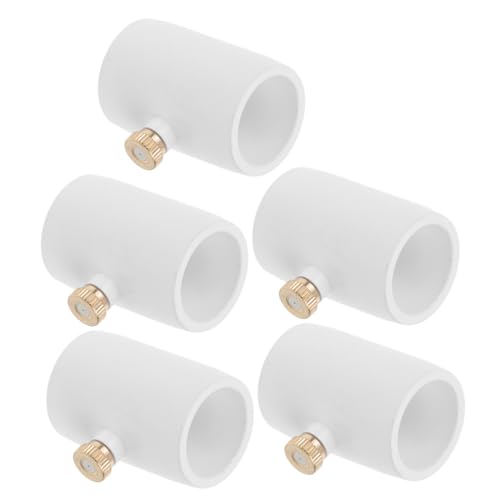 UKCOCO 1 Satz PVC- Mit Sprühdüsen Sprühnebel Verbindungsschlauch Ersatzdüse Sprühsystem Herr Nebeldüse Sprühwischer Wasserdüsen Für Gartenrohre Splitter Mit Düse Weiß 5 Stück UKCOCO 1 Satz PVC- Mit Sprühdüsen Sprühnebel Verbindungsschlauch Ersatzdüse Sprühsystem Herr Nebeldüse Sprühwischer Wasserdüsen Für Gartenrohre Splitter Mit Düse Weiß 5 Stück von UKCOCO