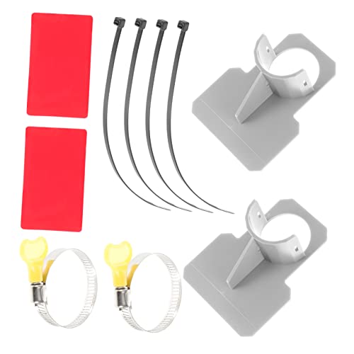 UKCOCO 1 Satz Poolschlauchhalter Pack Graue Rohrhalterung für Swimmingpool Stabiler Schlauchstütz mit Hoher Korrosionsbeständigkeit zur Unterstützung von Poolpumpen und Schläuchen von UKCOCO