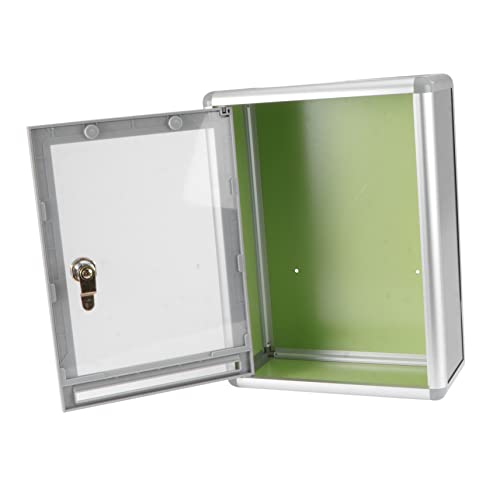 UKCOCO 1 Set Kleiner Briefkasten Für Wohngebäude Wandmontage Briefkästen Briefaufbewahrungsbehälter Selbstklebende Tapete Praktischer Briefkasten Groß Abschließbar Aus Metall UKCOCO 1 Set Kleiner Briefkasten Für Wohngebäude Wandmontage Briefkästen Briefaufbewahrungsbehälter Selbstklebende Tapete Praktischer Briefkasten Groß Abschließbar Aus Metall von UKCOCO