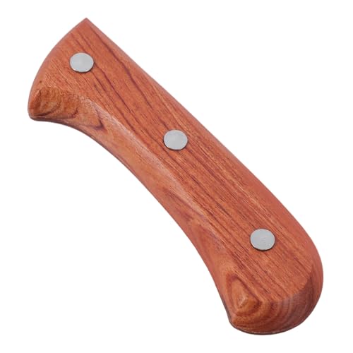 UKCOCO 1 Set Küchenmessergriff: Gebogener Holzgriff Für Küchenmesser Mit Löchern – Ergonomischer Cutter-ersatzgriff Für Home-Restaurant von UKCOCO
