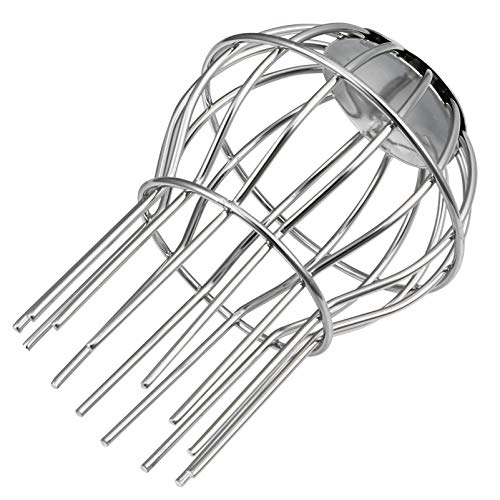 UKCOCO 1 Stück Gitterblattfilter Dachrinnensieb Aus Edelstahl Badewannenfilter Küchenspüle Siebkorb Dachrinnenschutz 5-Zoll-Edelstahl-Spülbecken Auf Dem Dach Abflussdeckel von UKCOCO