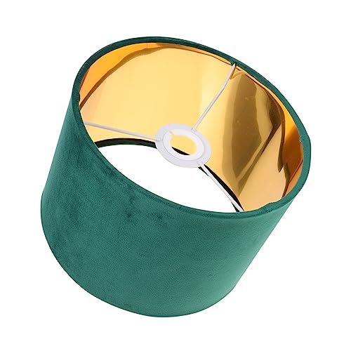 UKCOCO 1 Stück Vliesstoff Lampenschirm für Tischlampe Grüner Dekorativer Lampenschirm mit Fassung Elegantes und Langlebiges Design für Schlafzimmer und Wohnzimmer von UKCOCO