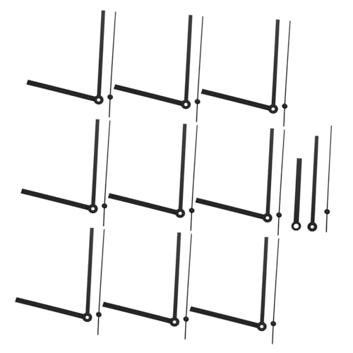 UKCOCO 10 Sätze Uhrzeiger Set Moderne Uhrzeiger Ersatz Uhrzeiger Uhren Set Uhrarme Wanduhr Uhrzeiger Uhrzeiger Set Nur Uhrzeiger Große Uhrzeiger Aluminium Schwarz UKCOCO 10 Sätze Uhrzeiger Set Moderne Uhrzeiger Ersatz Uhrzeiger Uhren Set Uhrarme Wanduhr Uhrzeiger Uhrzeiger Set Nur Uhrzeiger Große Uhrzeiger Aluminium Schwarz von UKCOCO