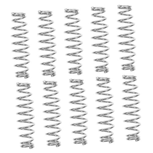 UKCOCO 10 Stück Feder Gartenscheren Scheren Hand Gartenscheren Teile Astschere Feder Gartenschere Ersatzteil Ersatzfeder Gartenfedern Silber Edelstahl von UKCOCO