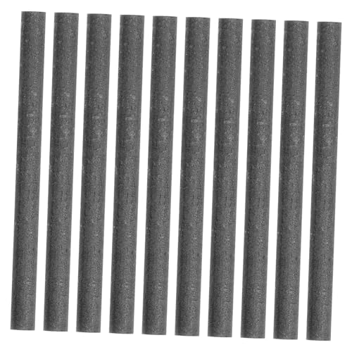 UKCOCO 10 Stück Teiliges Graphitstab Durchmesser Kohleelectroden Carbon Stäbe für Elektrochemische Experimente Zylindrische Form Schwarze Kohlenstoffstäbe von UKCOCO