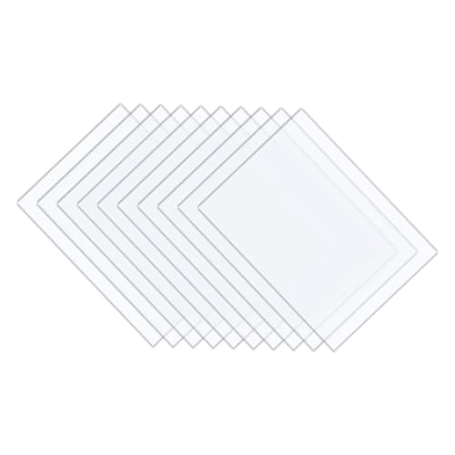 UKCOCO 10 Stück Transparente Acrylplatte für Bilderrahmen Leicht und Robust für Bastelprojekte Displays und DIY Transparente Acrylglasplatten UKCOCO 10 Stück Transparente Acrylplatte für Bilderrahmen Leicht und Robust für Bastelprojekte Displays und DIY Transparente Acrylglasplatten von UKCOCO