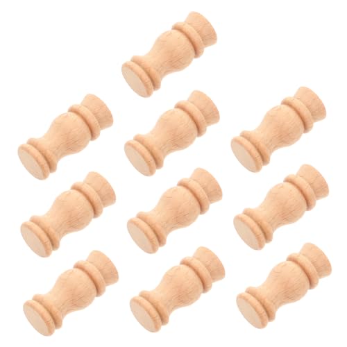 UKCOCO 10 Stück Überdachte Brückenpfeiler Schienenspindeln Möbeldekoration Innentreppenspindeln Spindeln Für Zu Hause Spindeln Zur Reparatur Bastelspindeln Holz Beige UKCOCO 10 Stück Überdachte Brückenpfeiler Schienenspindeln Möbeldekoration Innentreppenspindeln Spindeln Für Zu Hause Spindeln Zur Reparatur Bastelspindeln Holz Beige von UKCOCO