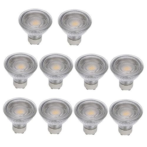 UKCOCO 10st Reflektor Glühbirne Lampenbecher Gu10-led-lampe Gu10 Licht Led-lampen Led-licht Leichte Tasse Gu10 Smd-led Scheinwerfer Glas von UKCOCO