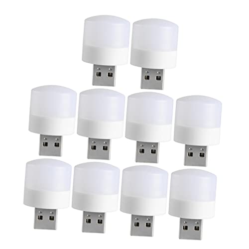 UKCOCO Mini-usb-nachtlichter für Jungen und Mädchen 10er-pack Sanftes Nachtlicht für Kinder Schlafzimmer Flur Küche Wohnheim von UKCOCO