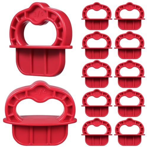 UKCOCO 12 Stück Deckbrett J ig, Deckbrett-Abstandshalter 1/4 Deck Spacer Terrassendielen Abstandshalter Ringe Unterlegscheiben Dekorwerkzeuge Kunststoff Zwischengeschoss für PVC-Verbundwerkstoff, 6 x UKCOCO 12 Stück Deckbrett J ig, Deckbrett-Abstandshalter 1/4 Deck Spacer Terrassendielen Abstandshalter Ringe Unterlegscheiben Dekorwerkzeuge Kunststoff Zwischengeschoss für PVC-Verbundwerkstoff, 6 x von UKCOCO