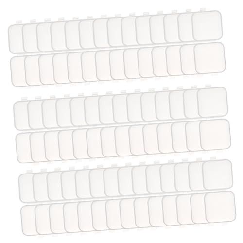 UKCOCO 120 Stück Mini Schmuck Aufbewahrungsbox Transparent mit Deckel Multifunktionale Organizer für Ohrringe Ringe Perlen und Kleine Gegenstände von UKCOCO