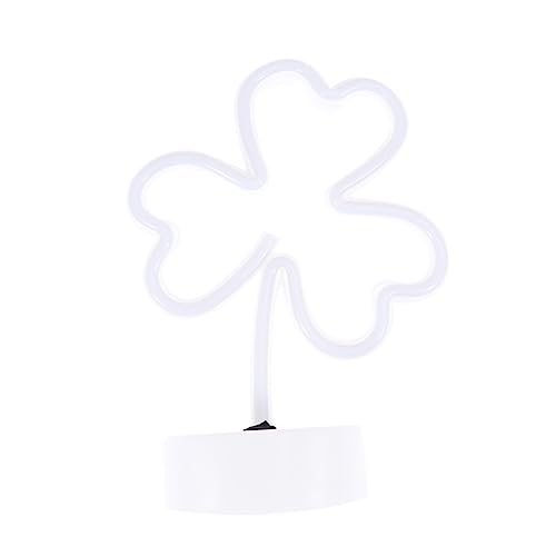 UKCOCO Nachtlicht für Jungen- und Mädchenzimmer Kleeblatt- -lampe Akku oder Usb Weiches Licht Dekorativ für Schlafzimmer Jungen- und Mädchenbereich von UKCOCO