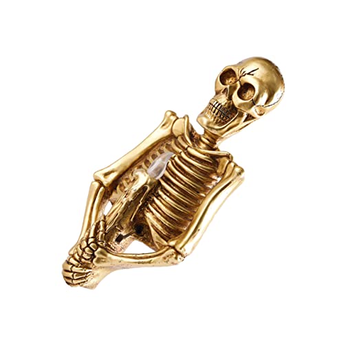 UKCOCO 1stück Wandmontierte Skelettlampe Lustige Halloween Deko Rote Wandlampe Für Partys Und Gruselige Anlässe Resin Material Für Innenräume Und Garten Ohne Batterien von UKCOCO